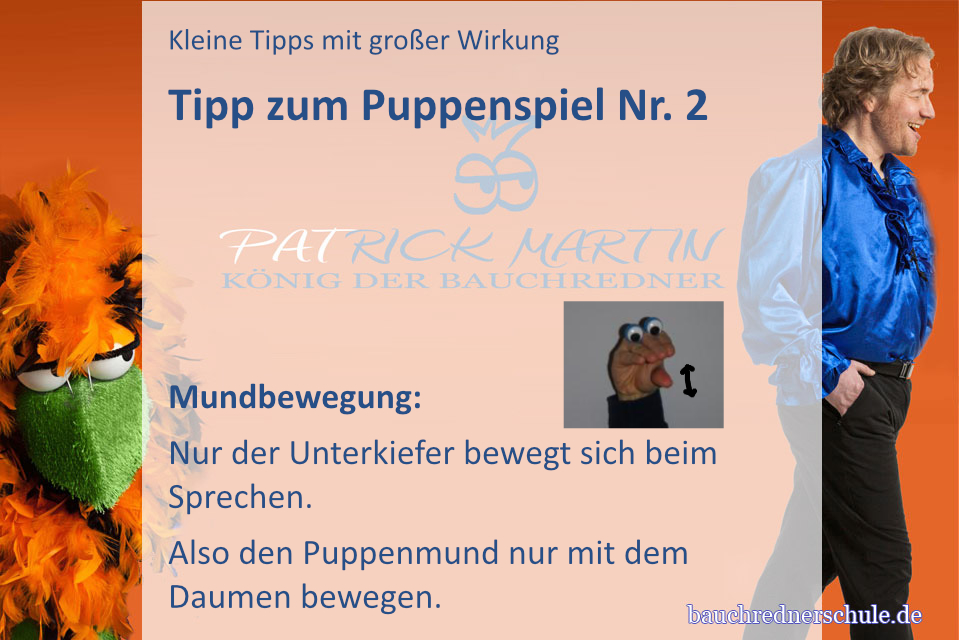 Tipp zur Mundbewegung einer Handpuppe