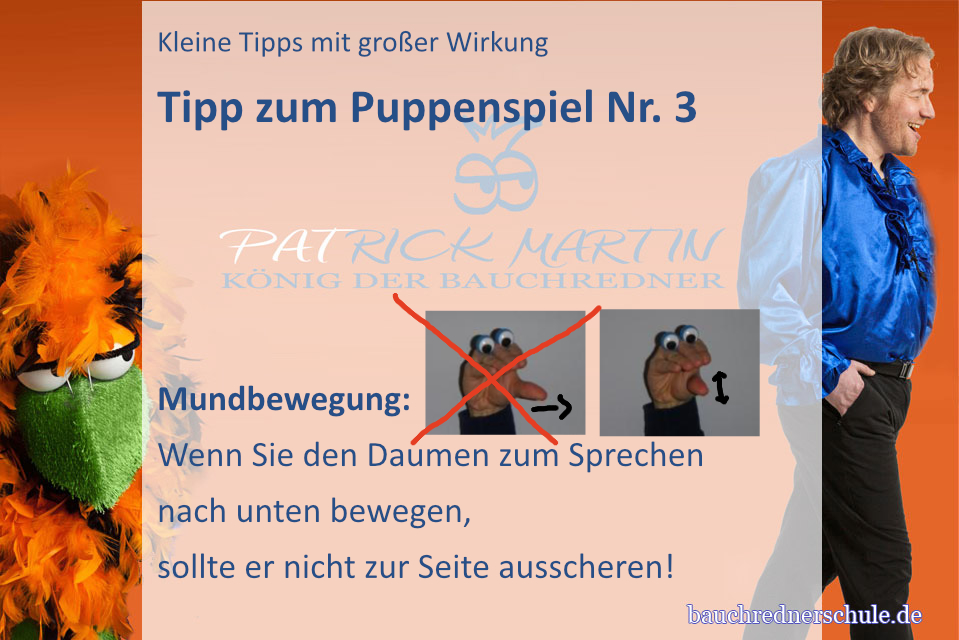 Tipp zur Mundbewegung einer Handpuppe 2